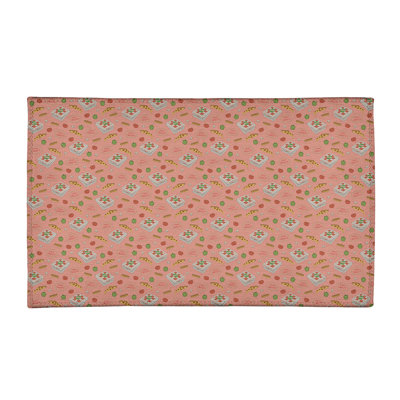 Tapis de zone orange pizza