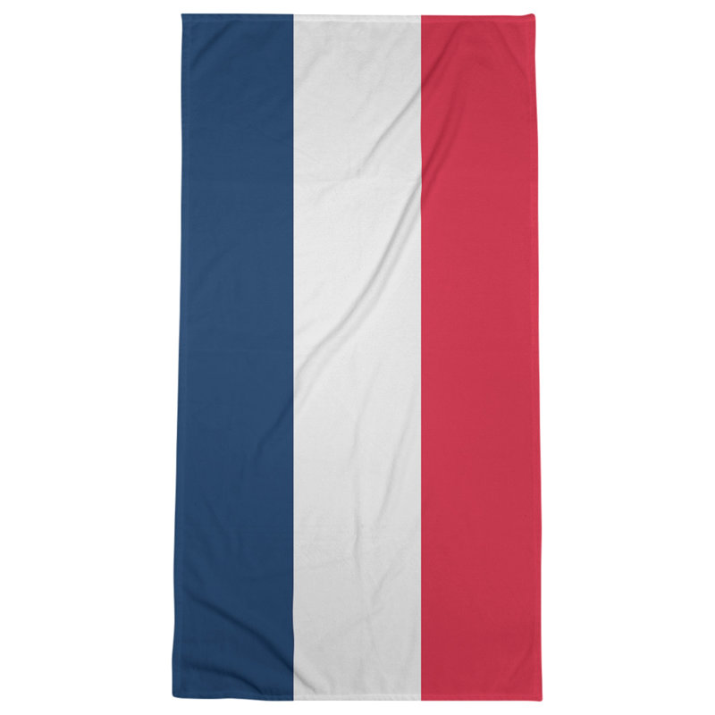 Cotton Blend Lightweight Bath Towel, Red