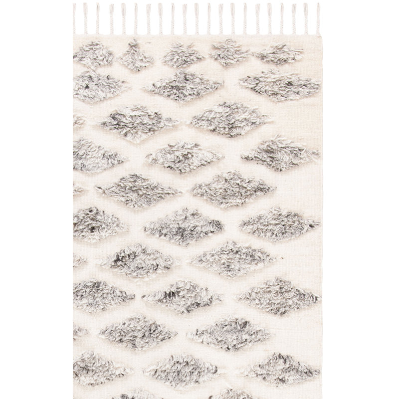 Powell Hand Woven Wool Geometric Rug, Runner 2'3" x 8'