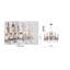 Lustre doré à 12 lumières avec détails en cristal Garlend-523334726
