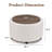 Teddy Round Coffee Table with Storage-601778403