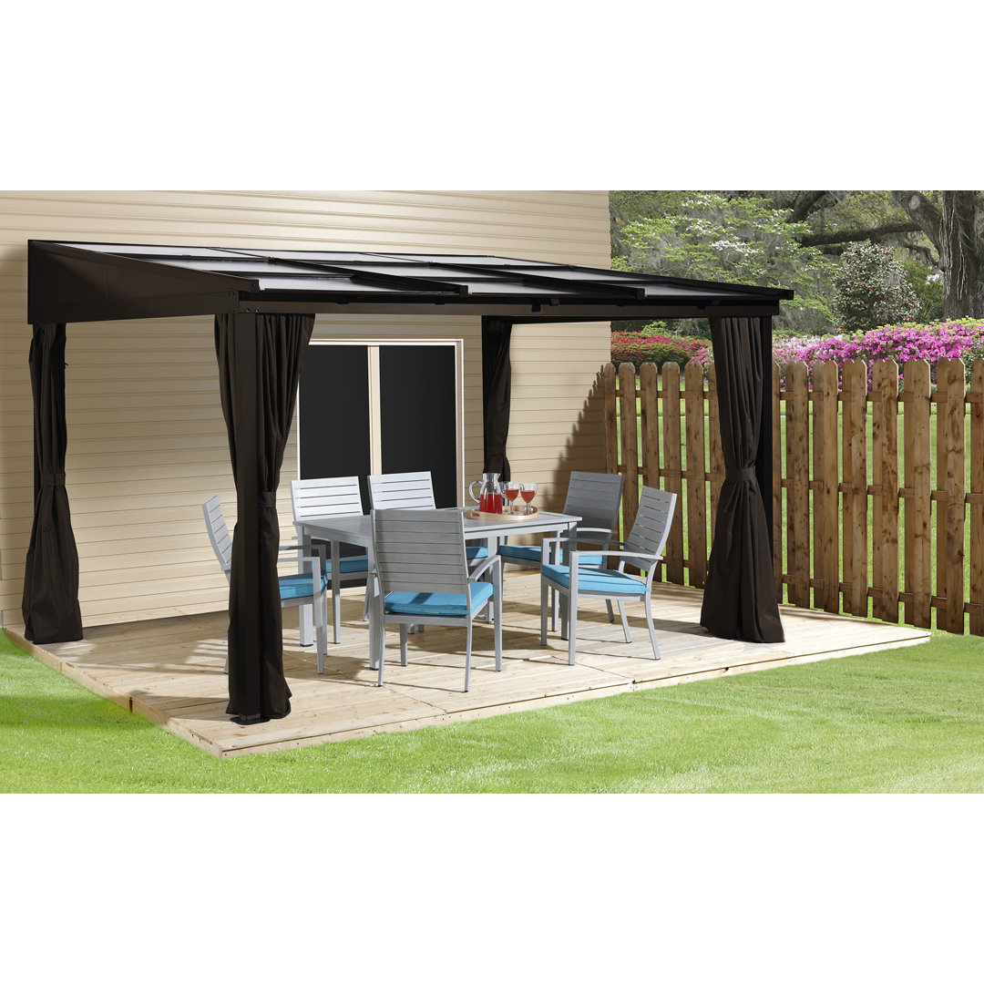 Sojag Sutton 10 ft. x 12 ft. Wall Gazebo Sojag Roof 