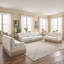 Ensemble de canapés d'angle 3 pièces (beige)