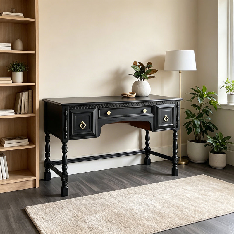 Bureau d'écriture Retro, 30.7" H x 47.24" W x 17.71" D