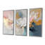 «White Brushstroke Abstract Paint III», ensemble de salon d'art mural pivoines-107213526-107213535