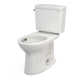 Drake® 1.6 GPF Elongated Two-Piece Toilet with Tornado Flush (Seat Not Included)