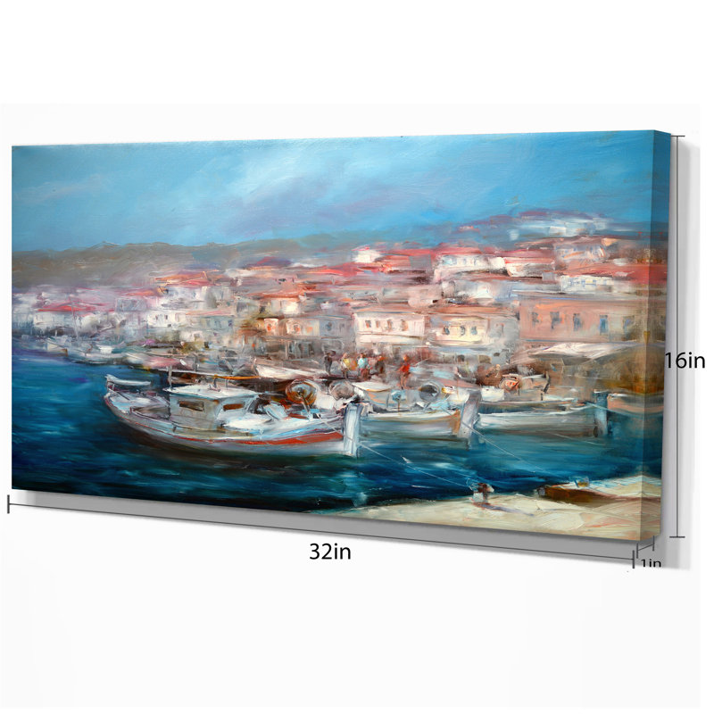 Reproduction d’art sur toile tendue, H 16 po x l 32 po x P 1 po