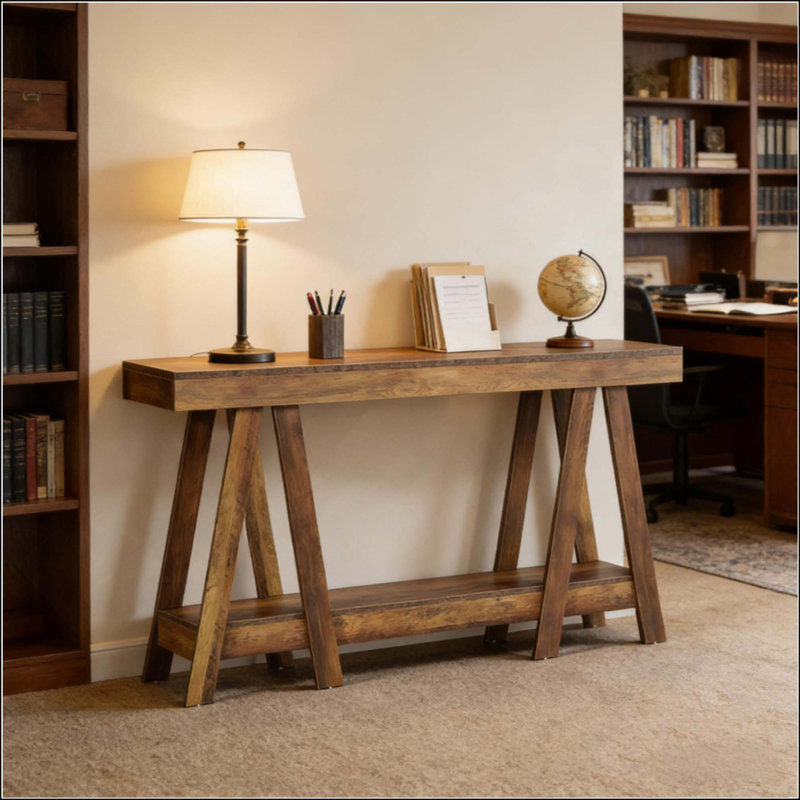 2-Tier Hall Table,Entryway Table,Functional Console Table