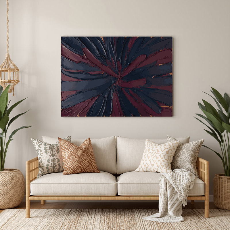 Art mural en métal Neo Expressionism 92, H 96 po x l 120 po x P 0,05 po