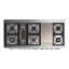 Majestic III Series 60 Inch Dual Fuel Range with 7 Sealed Burners, Griddle, in Blue Grey (Liquid Propane, Burnished Trim)-117886141-117886131-117886139