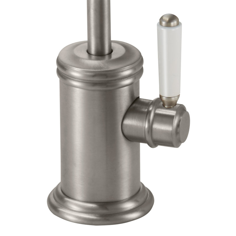 Davoli Single Handle Hot/Cold Water Dispenser, Satin Nickel