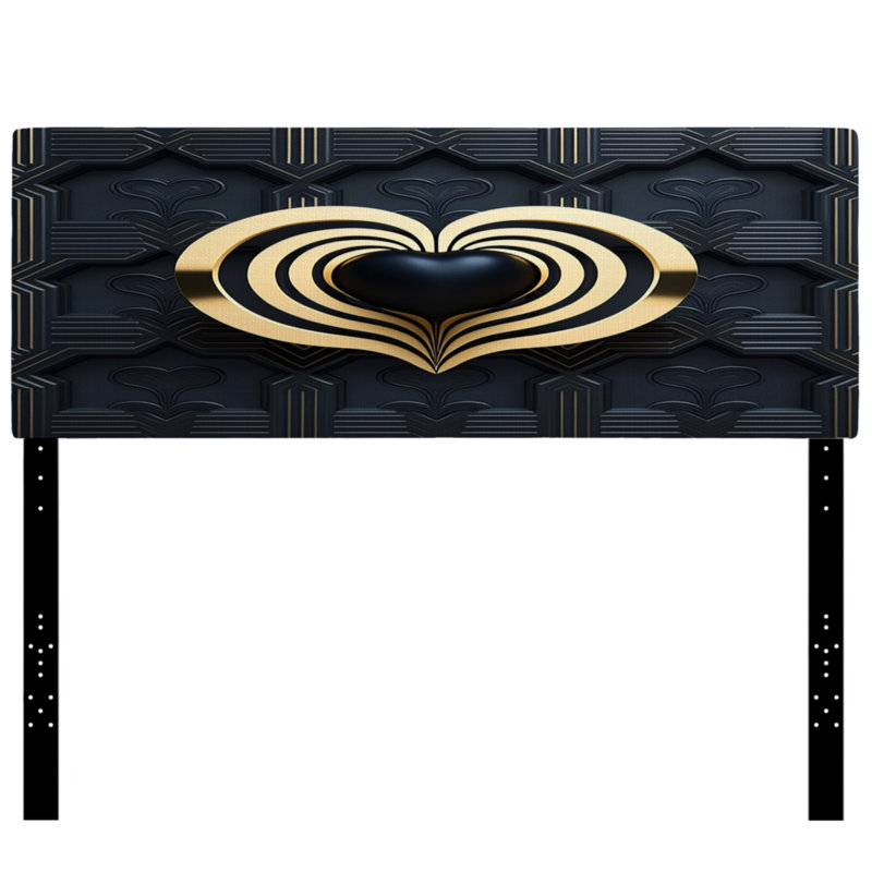 Lindenwold - Romantic Abstract Upholstery Panel Headboard, Grand