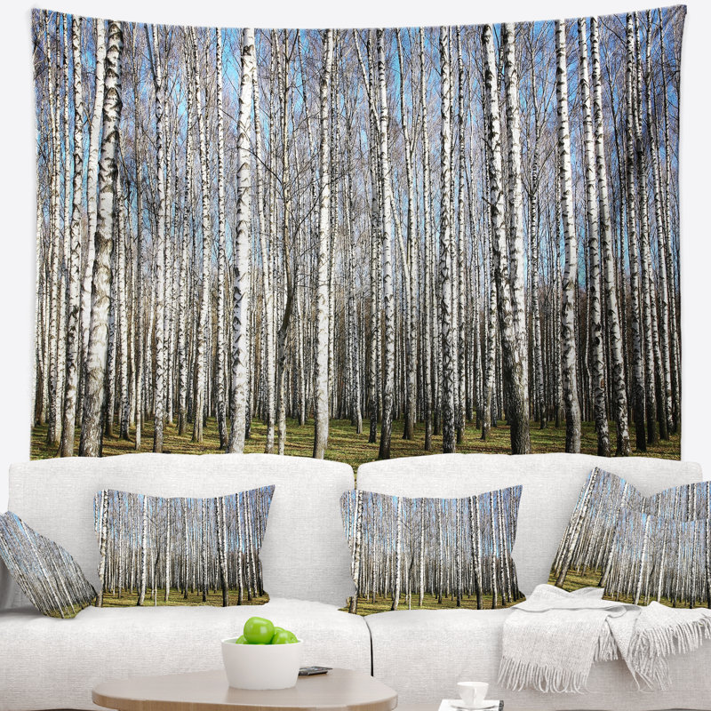 Tapisserie ensoleillée «Sunny Day» en bouleau, H 32 po x l 39 po