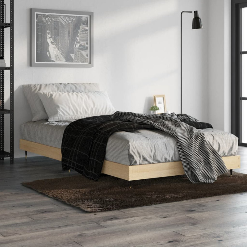 Michigamme Bed, 90 x 200cm, Sonoma Oak