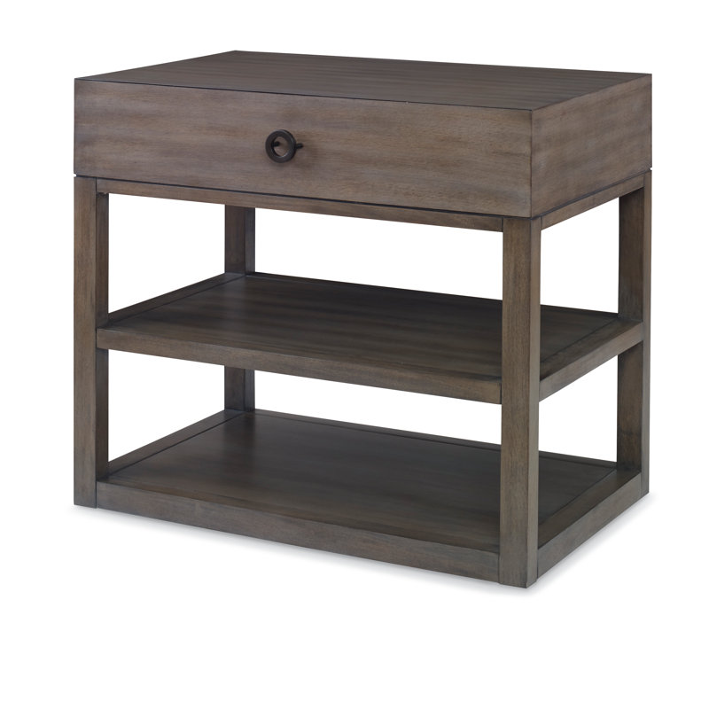 Caribe 1 - Drawer Nightstand, Mink Gray