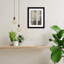 «Neutral Organic Shapes in taupe and White» par Pearlstein Wood, reproduction d'art encadrée-997984603-997984582