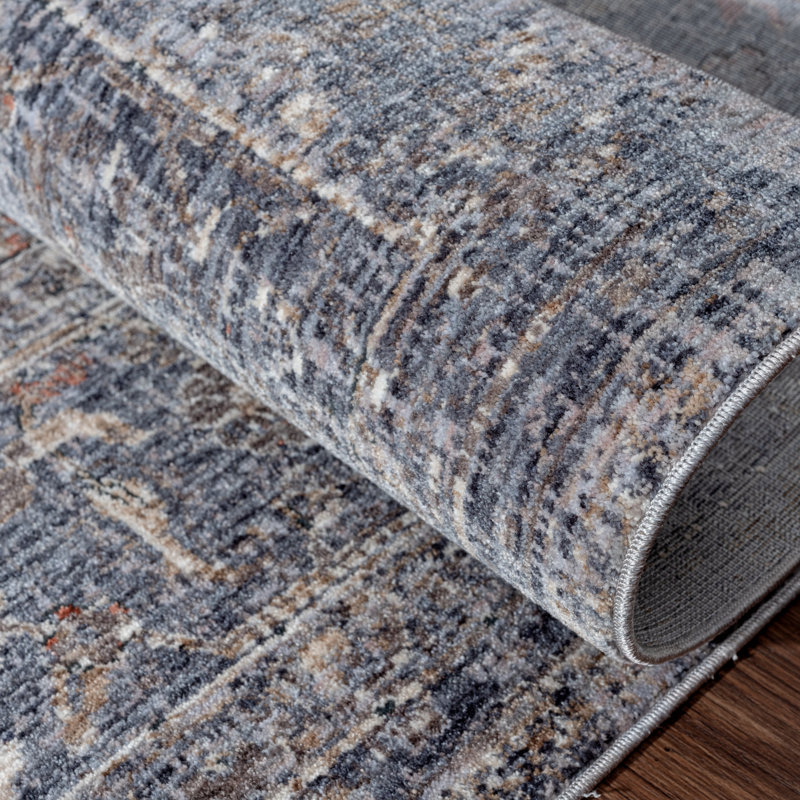 6 Oriental Area Rug in Ivory, Rectangle 2' x 3'