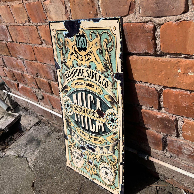 Handmade Wall Decor on Metal, 20cm H x 15cm W