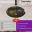 Lavabo de salle de bain ovale encastré en porcelaine vitreuse avec trop-plein DeerValley Symmetry 18 "X 15"-94564419