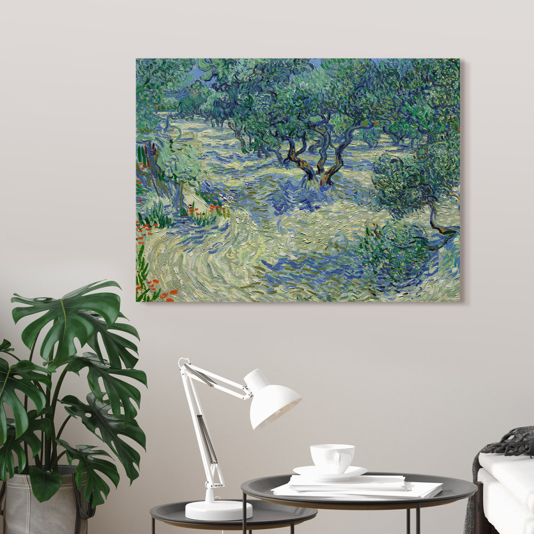 Leinwandbild Olivenbaumgarten von Vincent Van Gogh