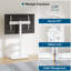 1Home Single Screen Floor Stand Mount-94517608