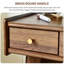 Meuble-lavabo simple et moderne en bois massif