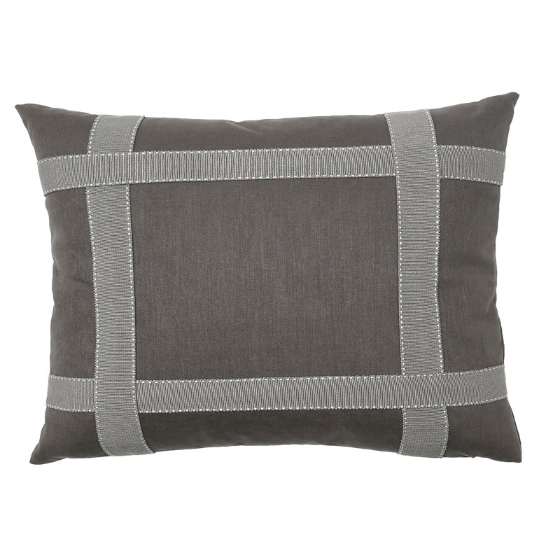 Coussin Bradford, Graphite, 26 po x 35 po