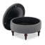 Repose-pieds de rangement rembourré en lin Ellersick-1264322691