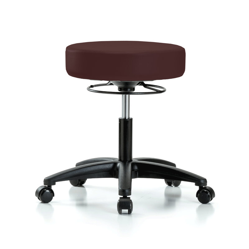 Tabouret pivotant à hauteur réglable à 360 degrés Dorella PERCH | Hauteur du bureau: 18 à 23 po, H 23 po x l 24 po x P 24 po
