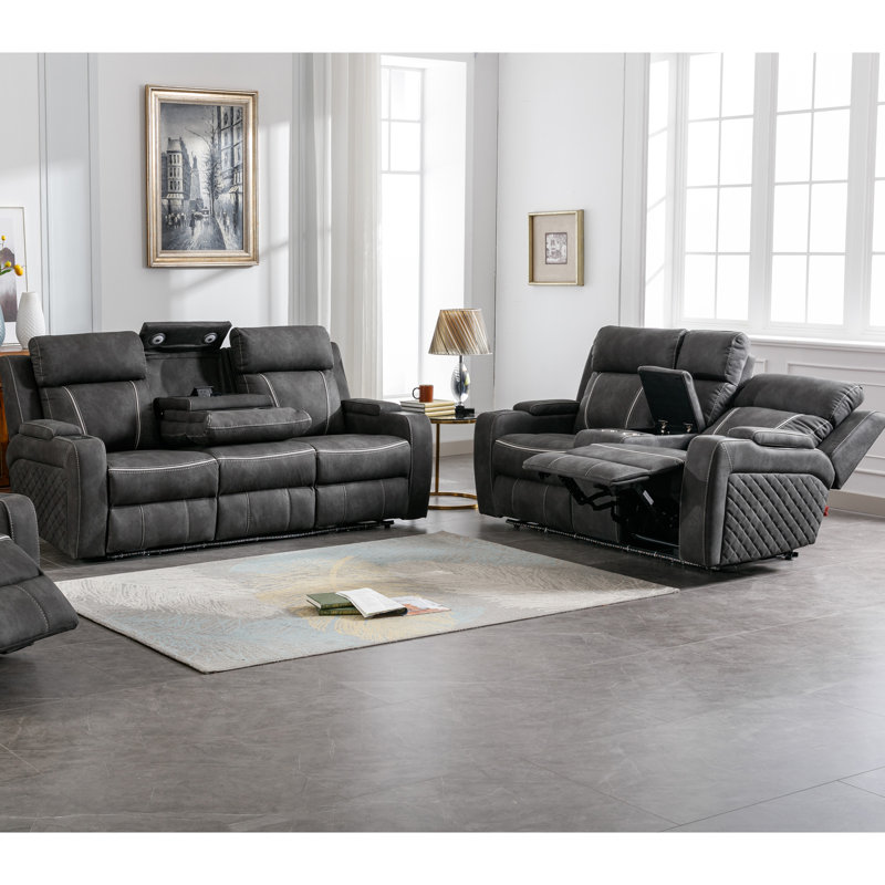 Ensemble de salon inclinable 2 pièces Caylib