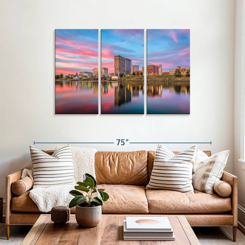 Rorry Charleston River Skyline, 36" H x 57" W