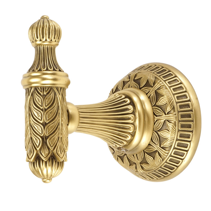 HAMPTON SMALL HOOK; MUSEUM GOLD FINISH, Museum Gold