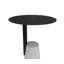 Modig Pedestal Concrete Metal End Table