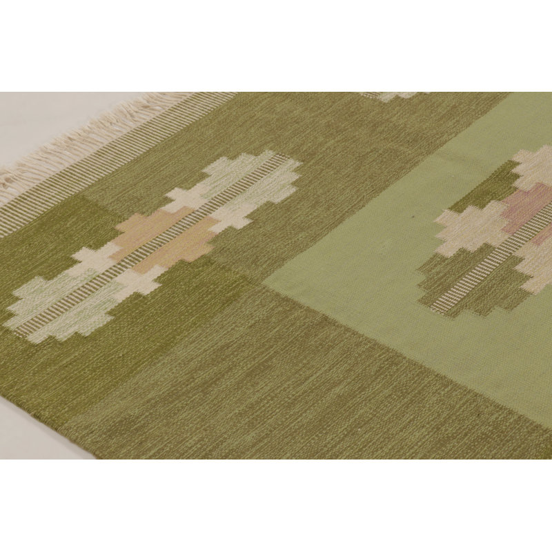 Cotton and Wool Area Rug