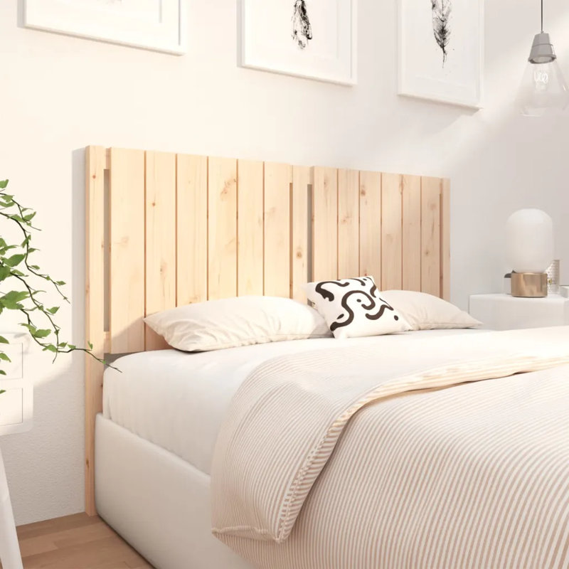Burley Solid Wood Headboard, Double (4'6), Natural