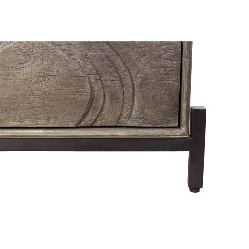 Table de chevet Bristol - Frêne fumé