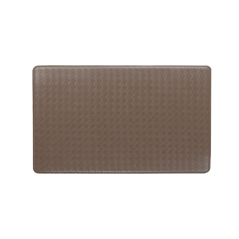 Soothing Comfort Standing Anti-fatigue Mats, Brown, Rectangle 1' 6" x 2' 8"