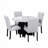5-Piece Round Dining Table Set-1264107265-1264107267