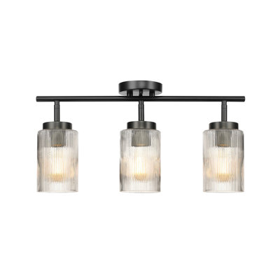 22'' 3 -Light Fixed Track Track Kit with Dimmable and Adjustable Head