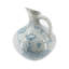 Vase en céramique bleu et blanc Bulbous
