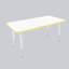 Table rectangulaire d'activités thermofusionnées avec pieds réglables et pivotants standard-113909081-113909076