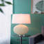 Lampe de table, avec base en papier beige
