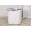 Darene 44cm Wide Round Pouffe Ottoman-1599542265