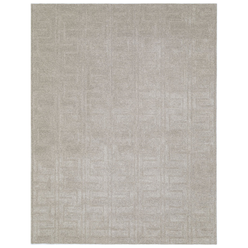 Justyn Hand Tufted Indoor Rug, Rectangle 5' x 8'