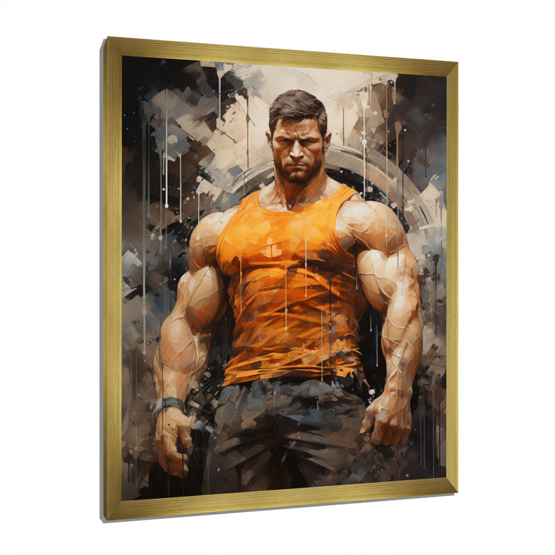 Impression sur toile Juanes, H 32 po x l 16 po x P 1 po, Encadrement doré
