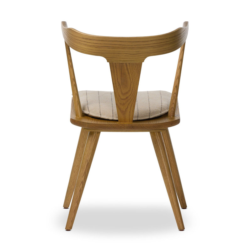 Ripley Dining Chair with Cushion, Lavon Flint, Sandy Oak