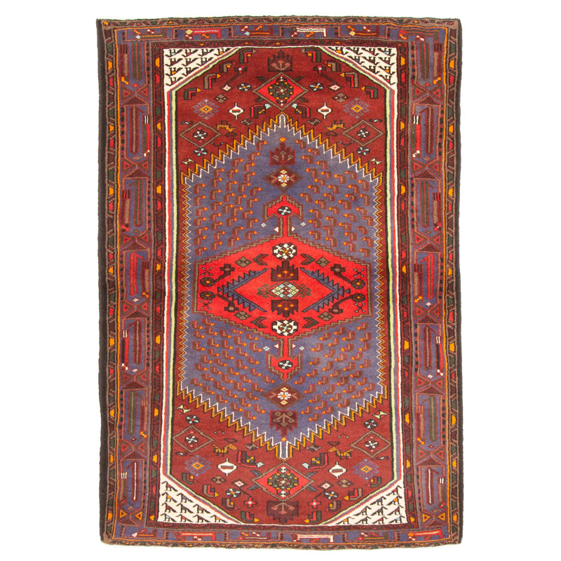 Tapis bleu Andelz 4 pi 7 po x 6 pi 9 po