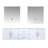 Geneva 72" Wall-Mounted Double Bathroom Vanity Set with Mirror-106240806-57079715