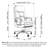 Simple Leather & Metal Multi-Function Office Chair
