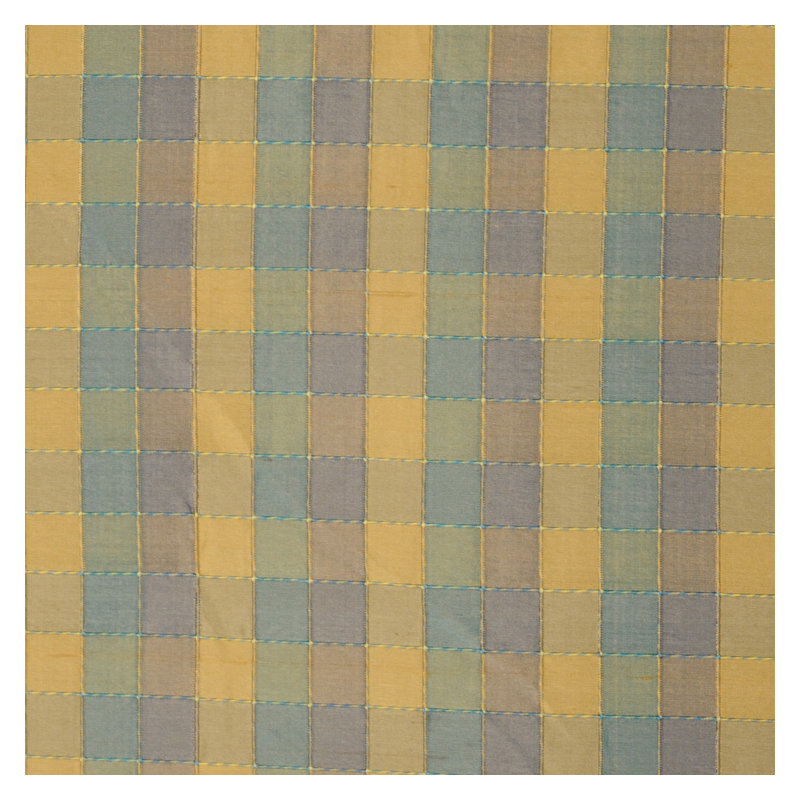 Plaid Fabric, Lagoon